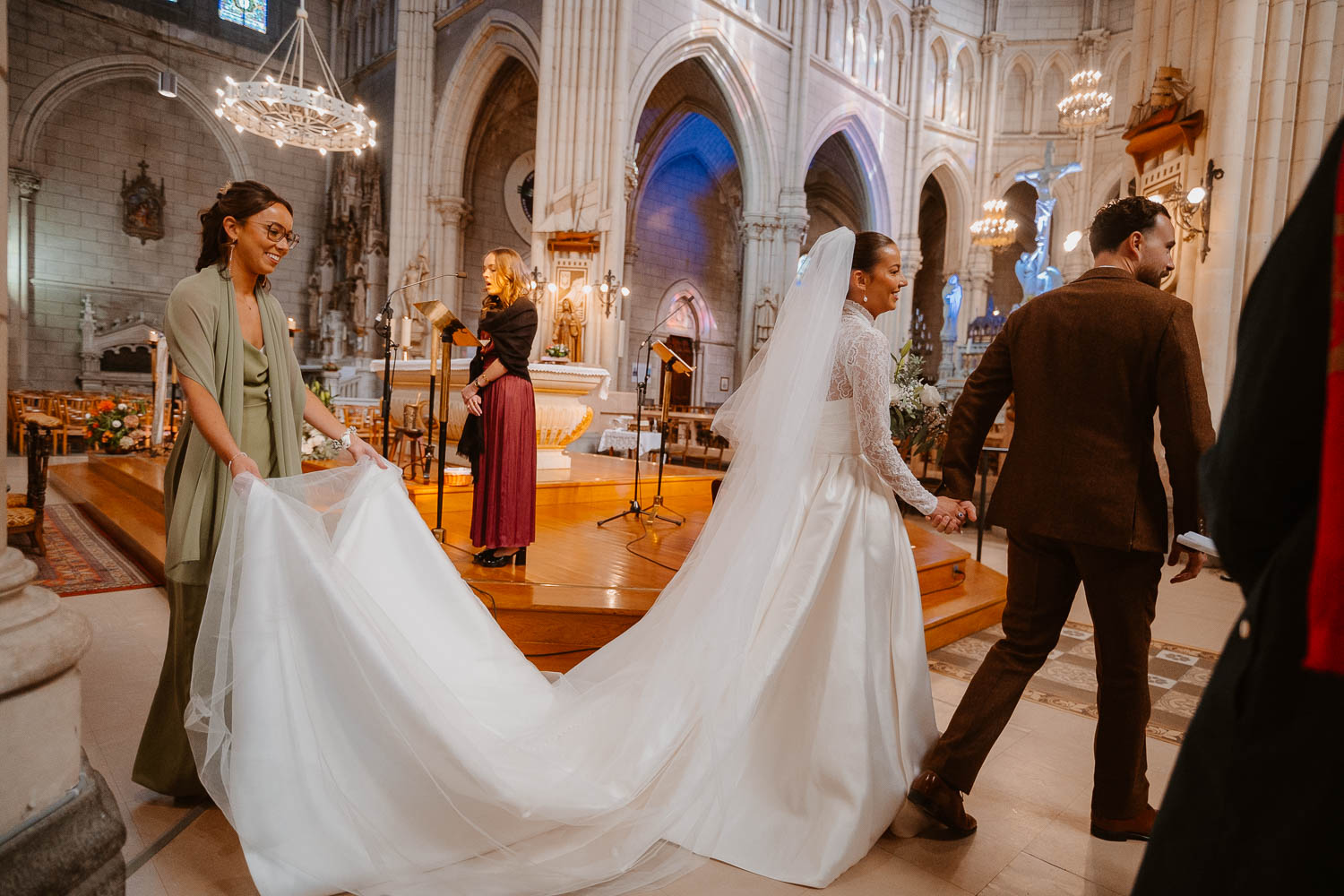 reportage photo mariage cérémonie religieuse — Bretagne