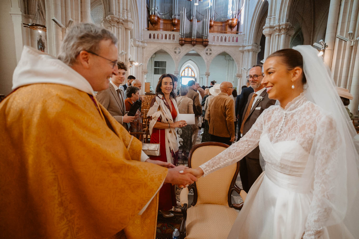 reportage photo mariage cérémonie religieuse — Bretagne