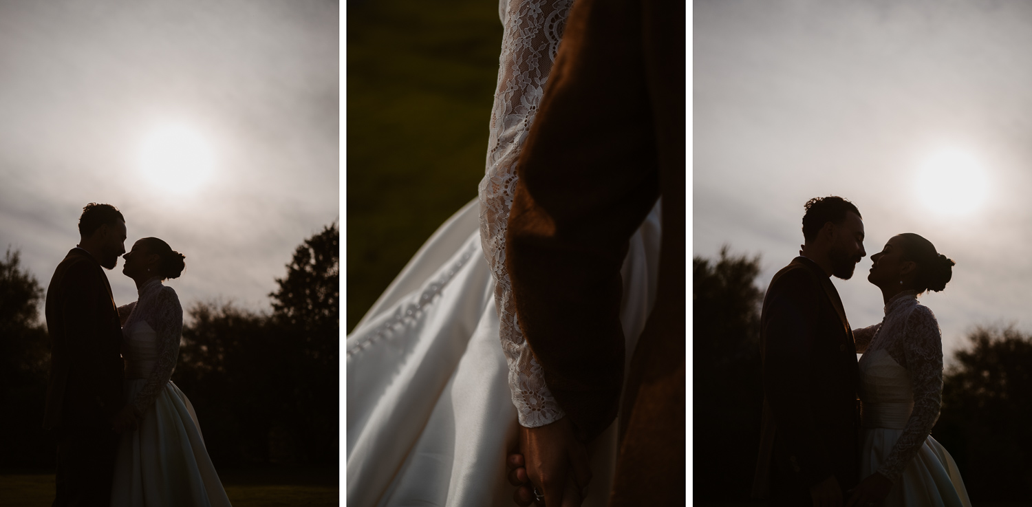 séance photo couple jeunes mariés — Château du Bois Guy à Parigné
