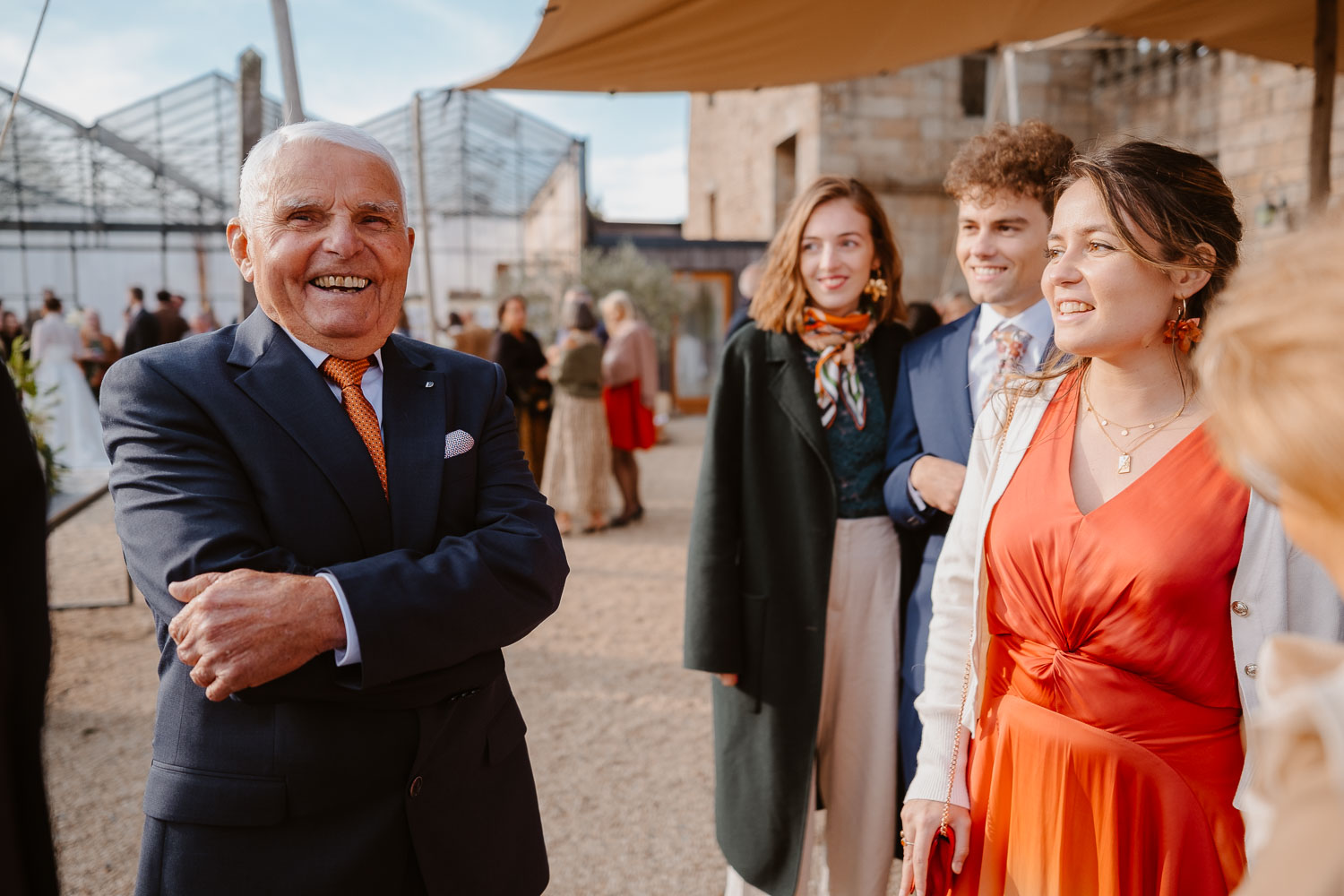 reportage photo lifestyle instants de vie cocktail mariage— Château du Bois Guy à Parigné