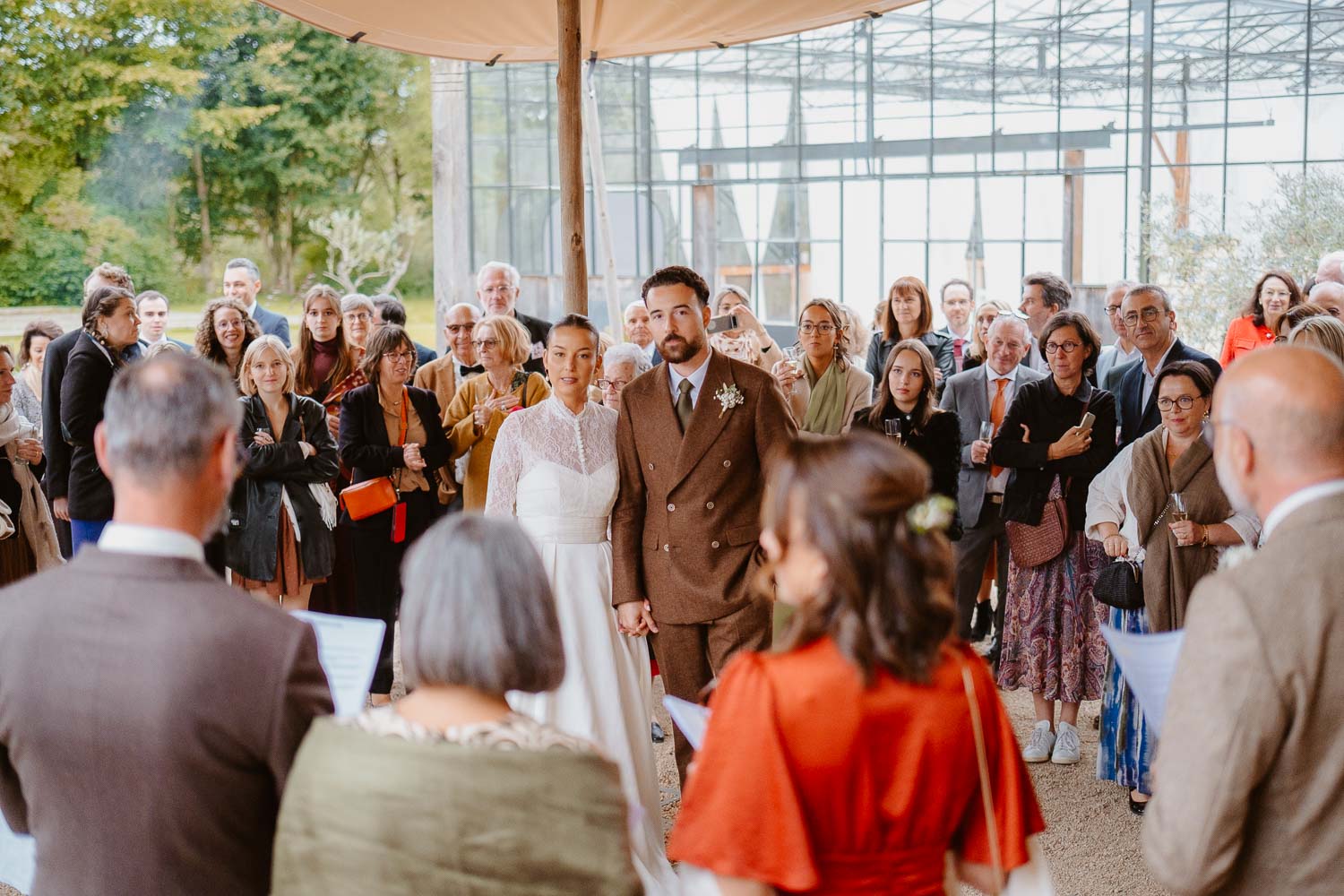 reportage photo lifestyle instants de vie cocktail mariage— Château du Bois Guy à Parigné
