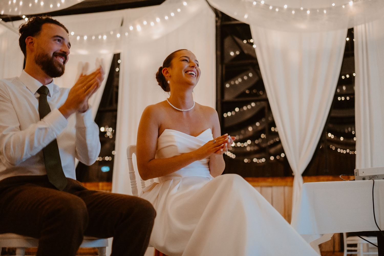 discours soirée mariage — Château du Bois Guy à Parigné