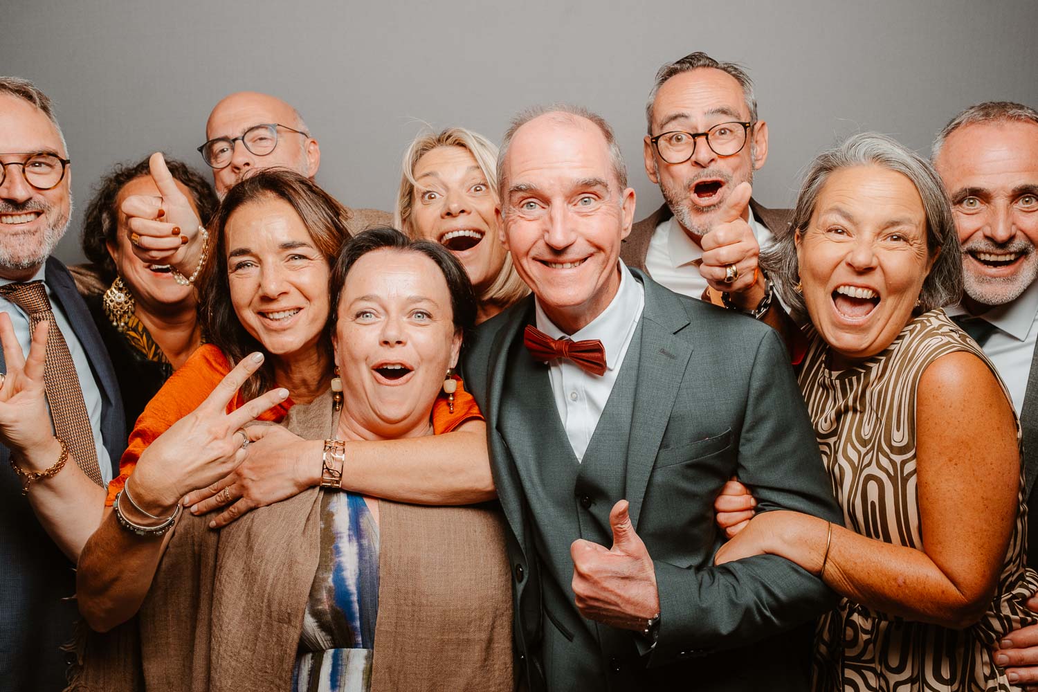 studio photo fun photomaton soirée mariage — Château du Bois Guy à Parigné