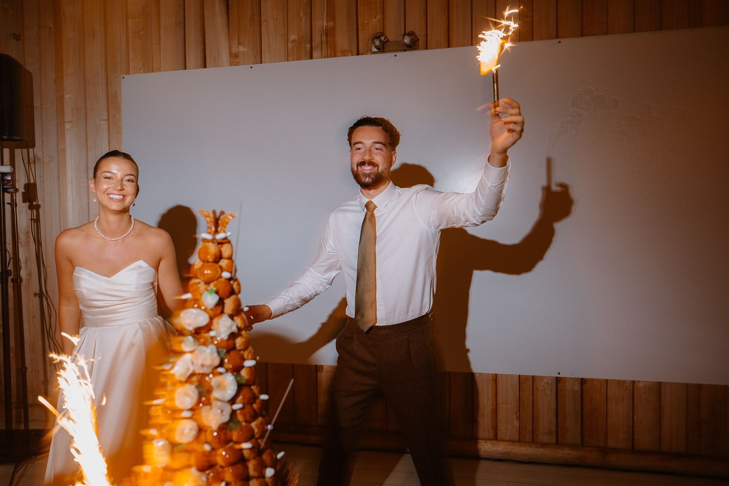 Pièce montée soirée mariage — Château du Bois Guy à Parigné