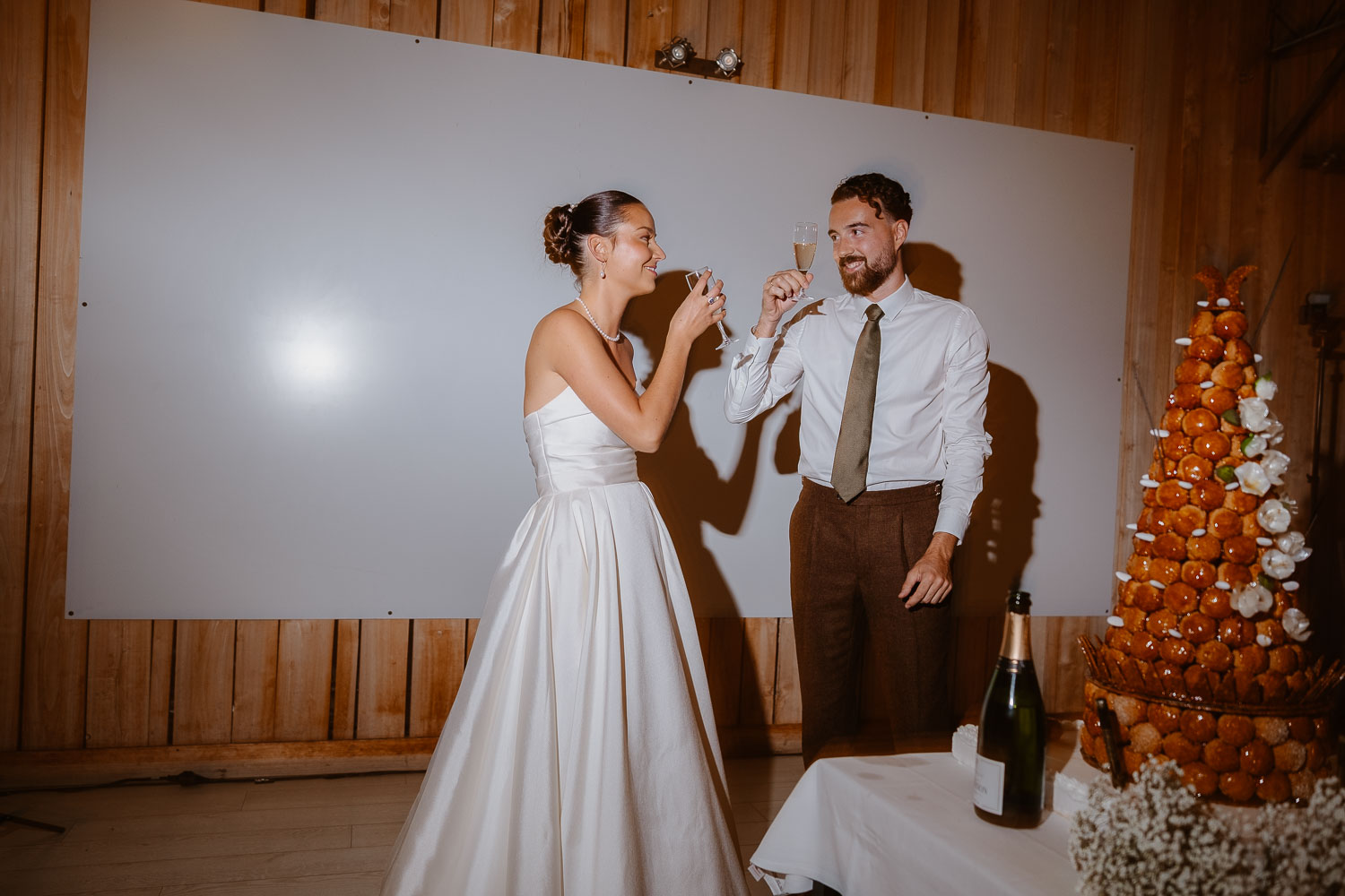 Pièce montée soirée mariage — Château du Bois Guy à Parigné