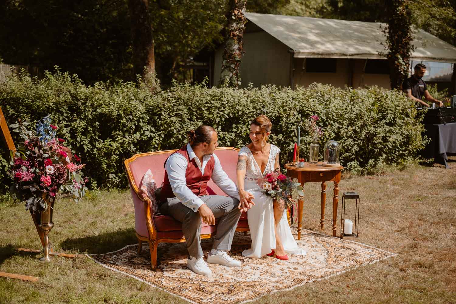 reportage photo mariage lifestyle cérémonie laïque — Rives de Grandlieu - 44