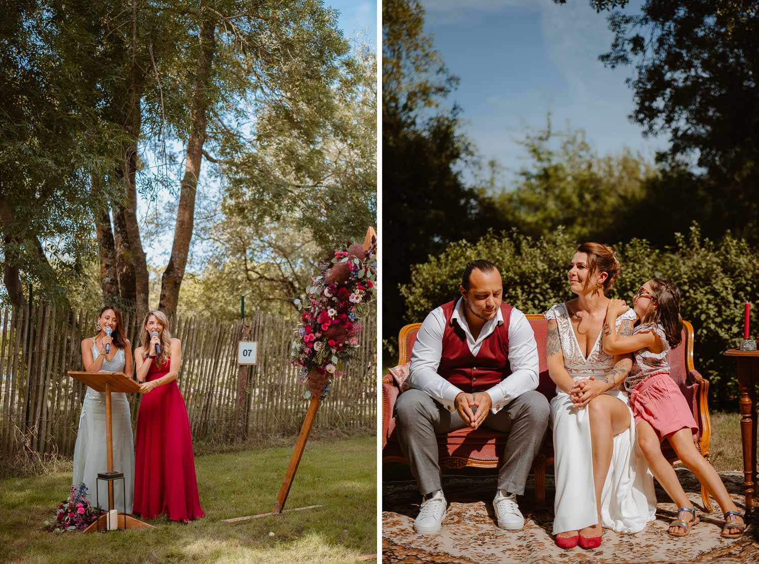 reportage photo mariage lifestyle cérémonie laïque — Rives de Grandlieu - 44