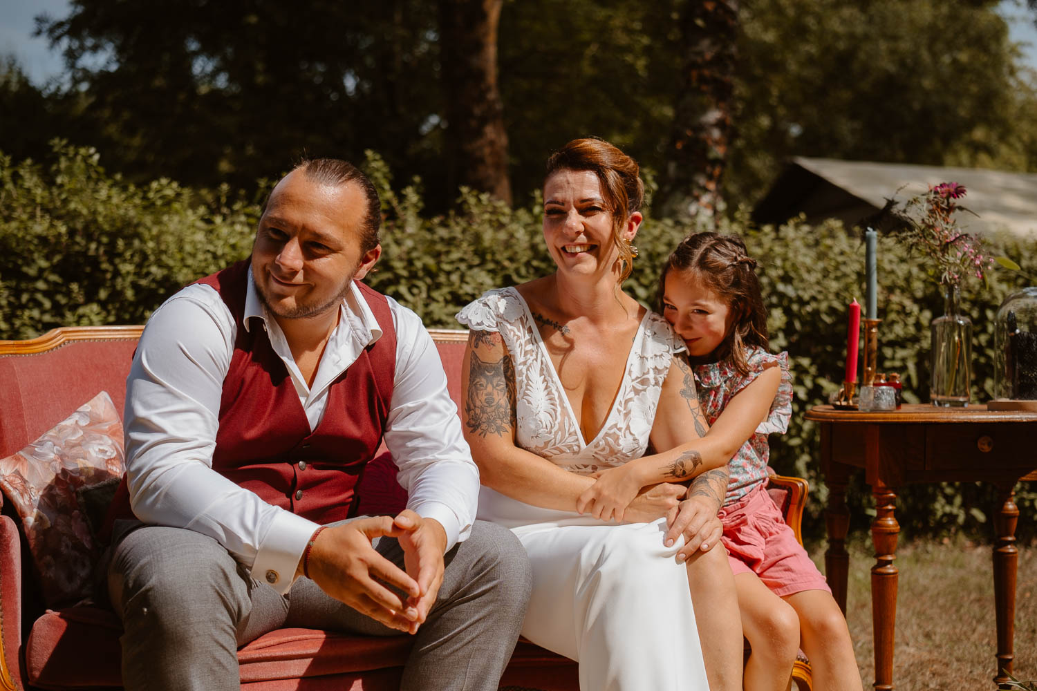 reportage photo mariage lifestyle cérémonie laïque — Rives de Grandlieu - 44