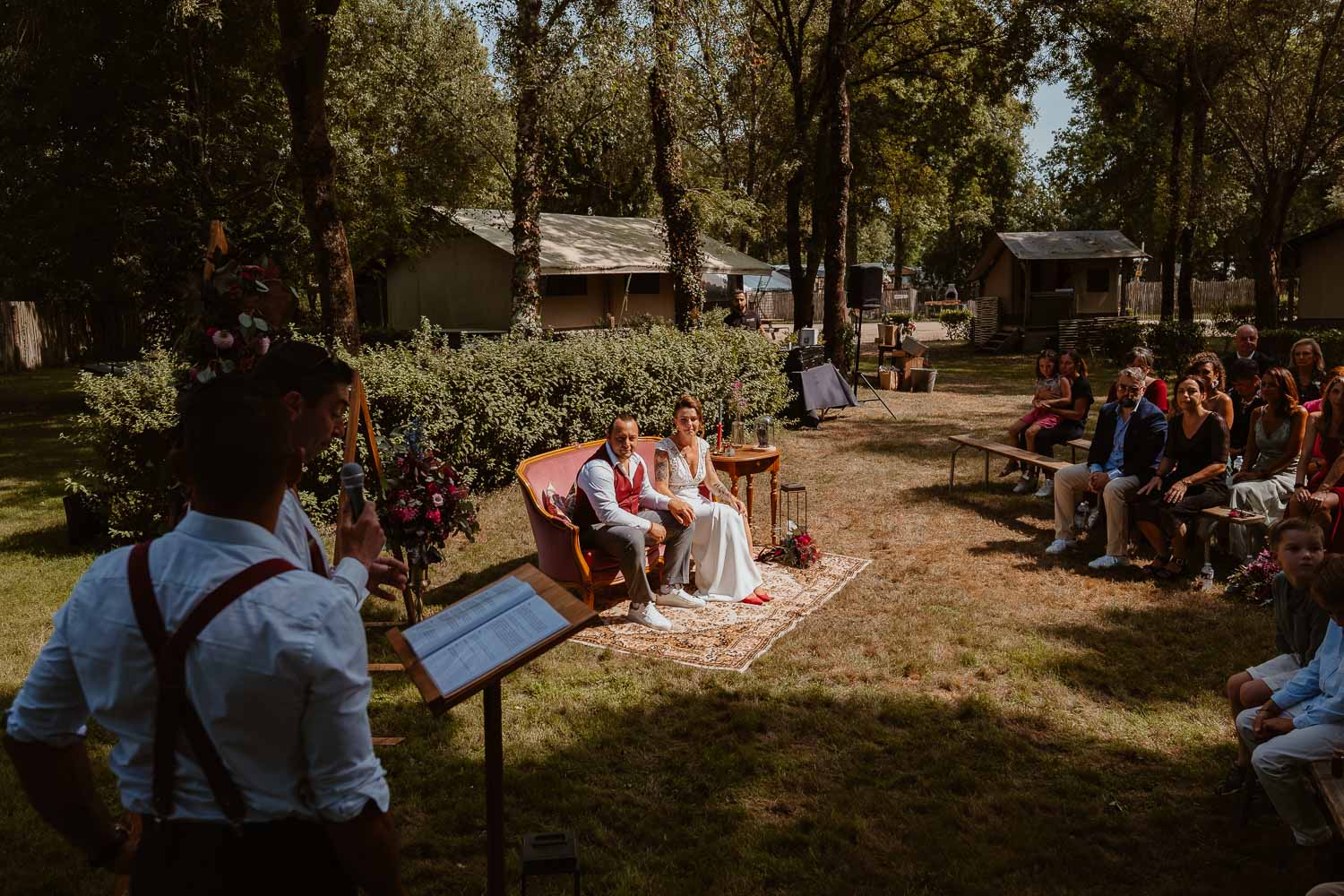 reportage photo mariage lifestyle cérémonie laïque — Rives de Grandlieu - 44