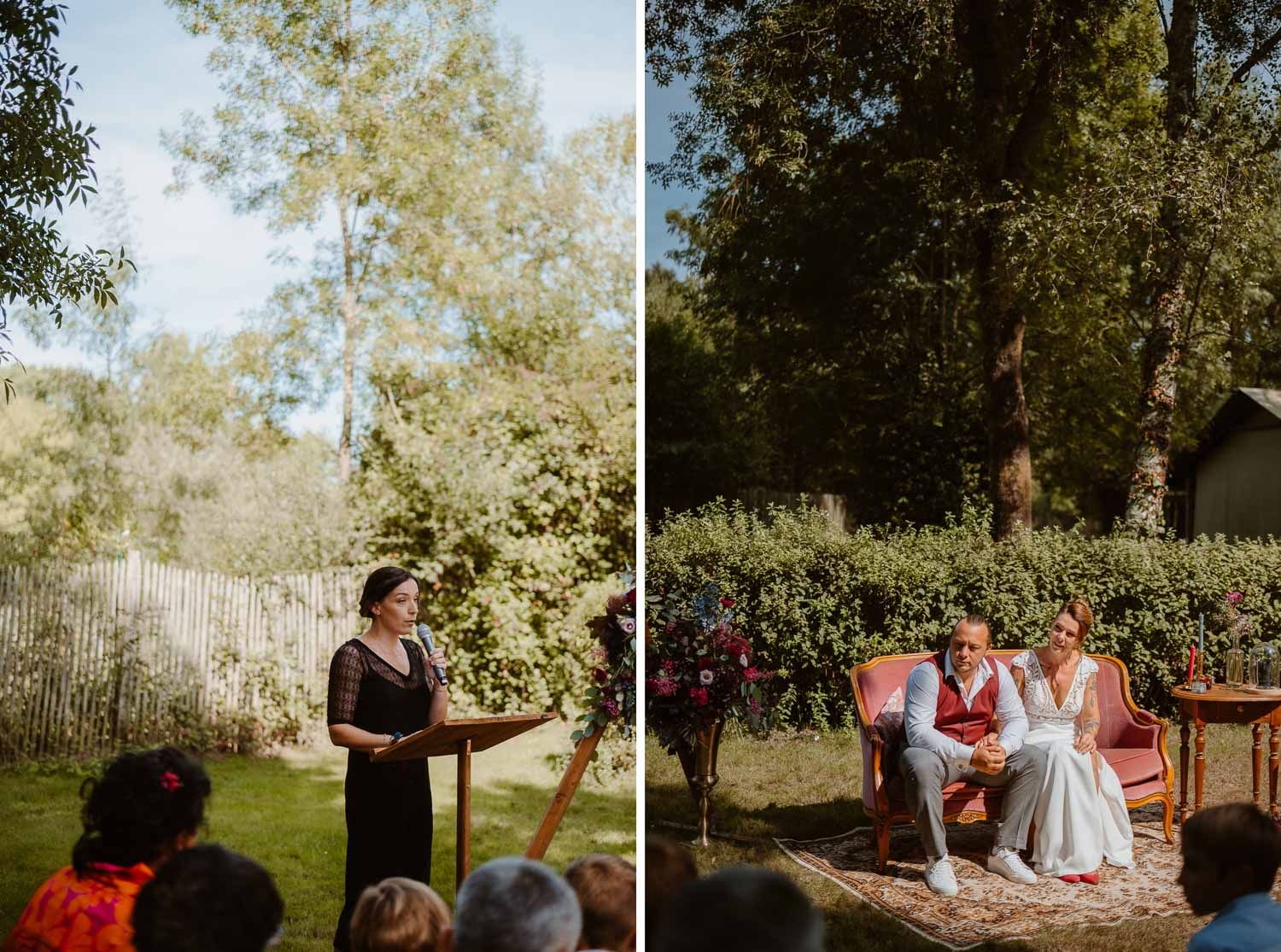 reportage photo mariage lifestyle cérémonie laïque — Rives de Grandlieu - 44