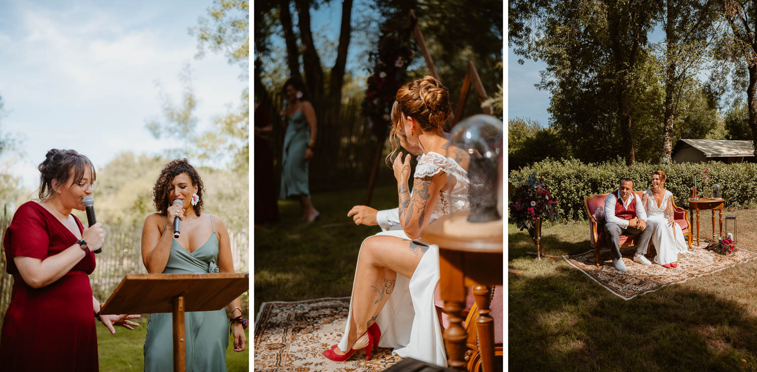 reportage photo mariage lifestyle cérémonie laïque — Rives de Grandlieu - 44