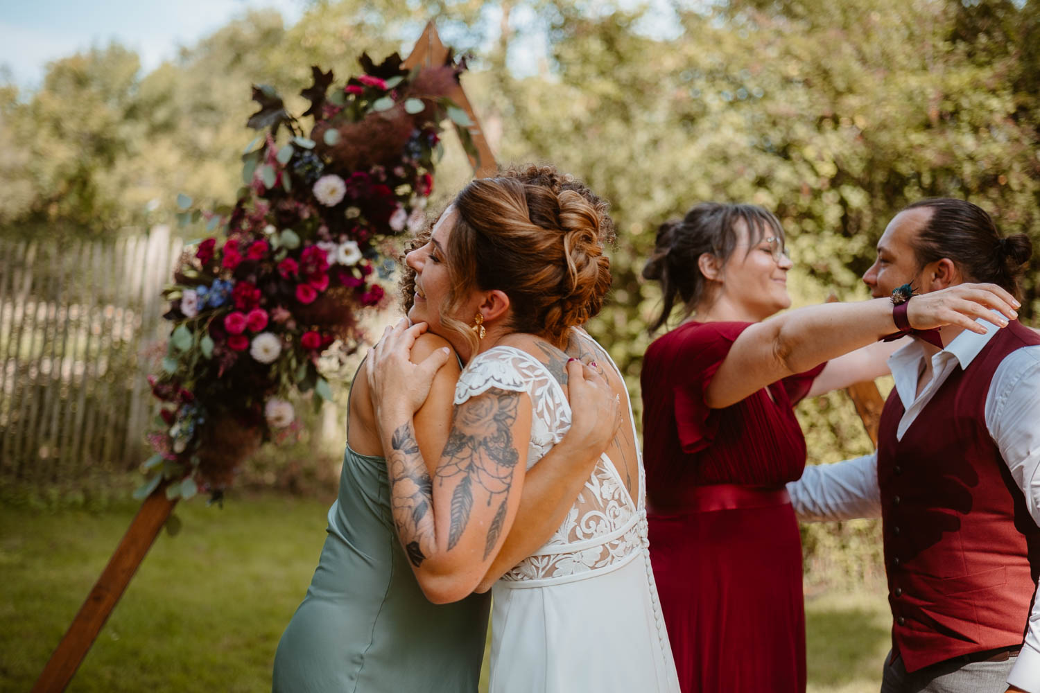 reportage photo mariage lifestyle cérémonie laïque — Rives de Grandlieu - 44