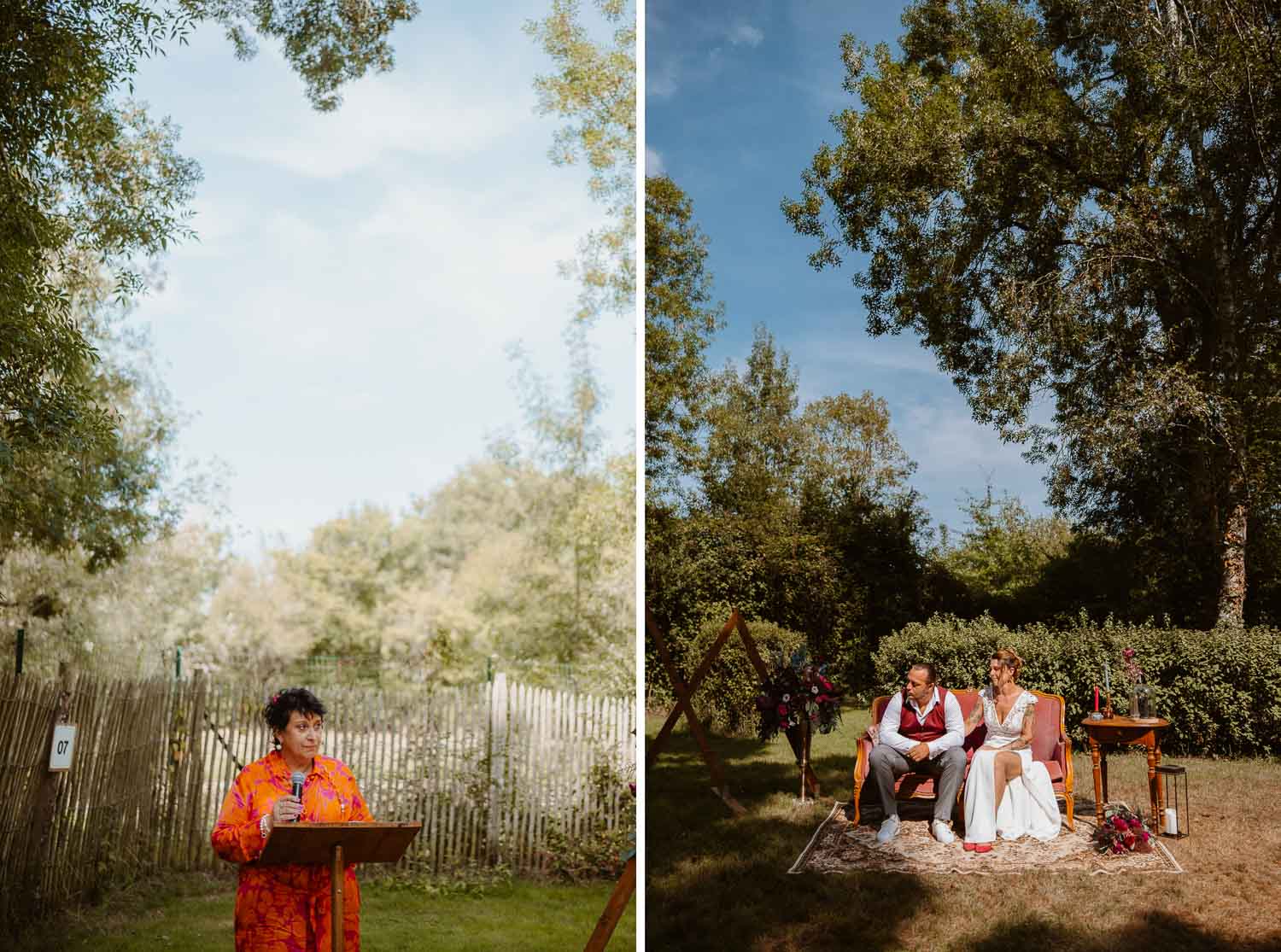 reportage photo mariage lifestyle cérémonie laïque — Rives de Grandlieu - 44