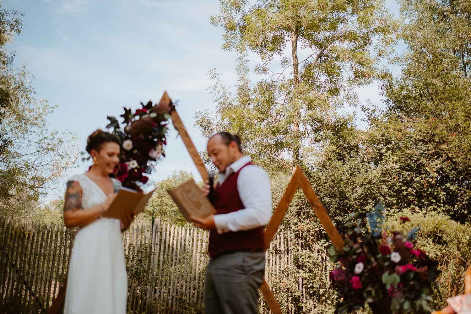 reportage photo mariage lifestyle cérémonie laïque — Rives de Grandlieu - 44