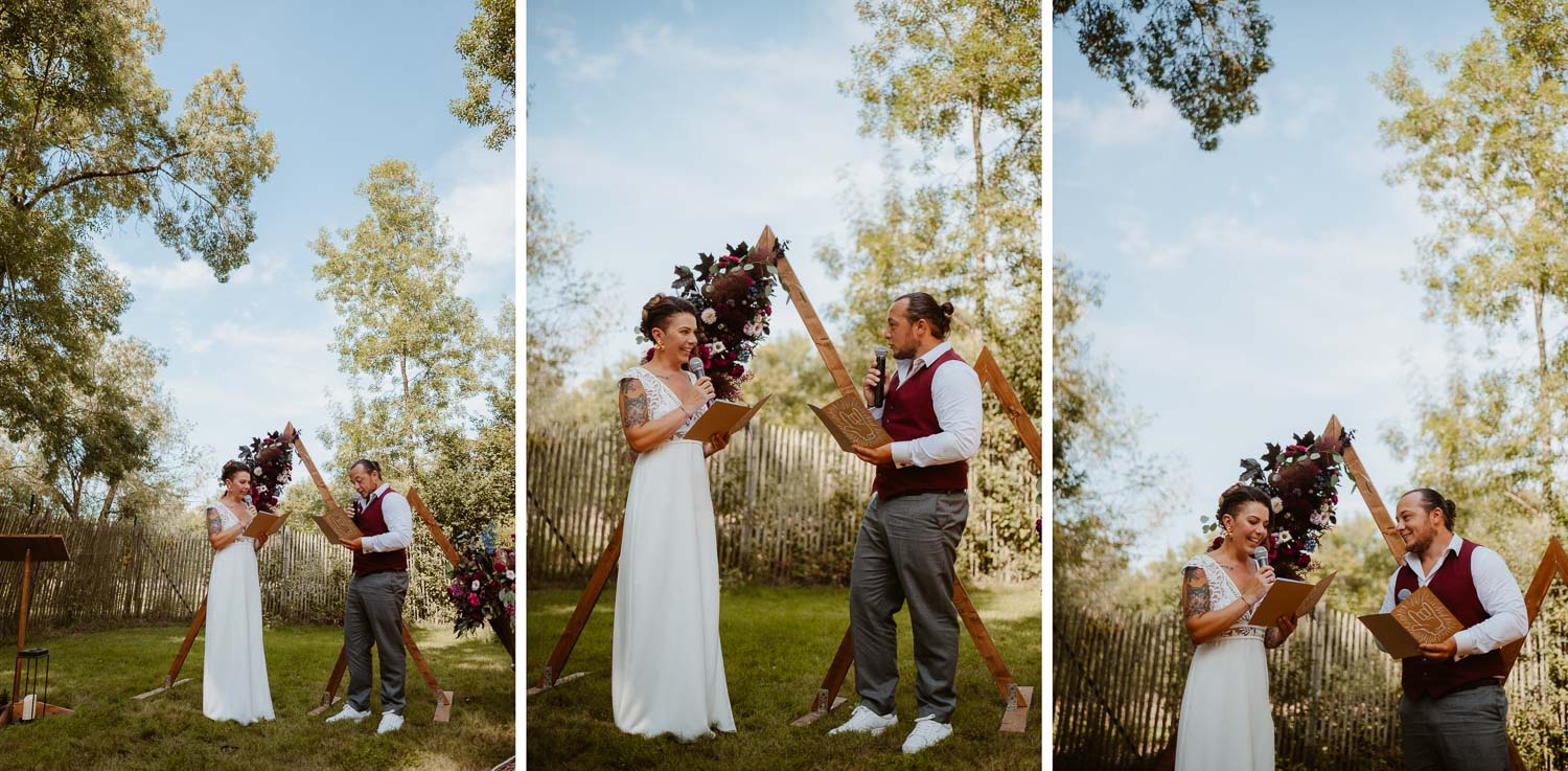 reportage photo mariage lifestyle cérémonie laïque — Rives de Grandlieu - 44