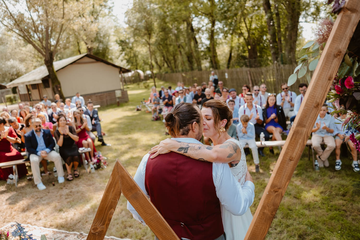 reportage photo mariage lifestyle cérémonie laïque — Rives de Grandlieu - 44