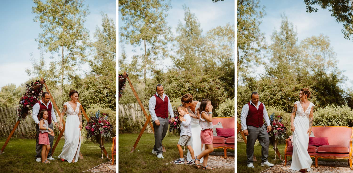 reportage photo mariage lifestyle cérémonie laïque — Rives de Grandlieu - 44