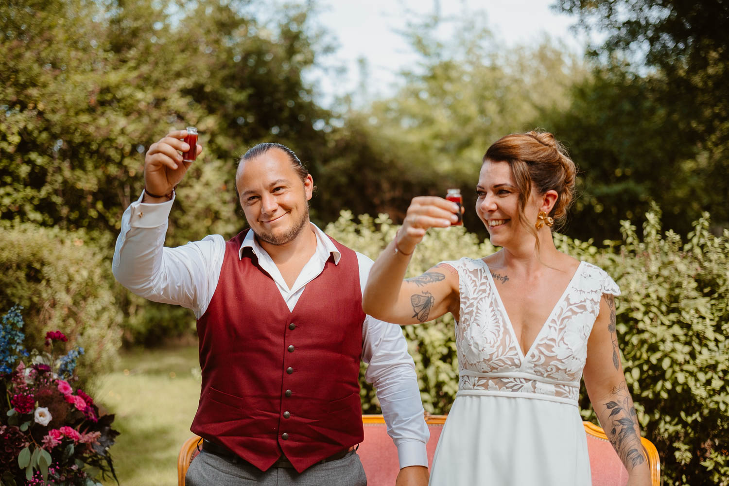 reportage photo mariage lifestyle cérémonie laïque — Rives de Grandlieu - 44