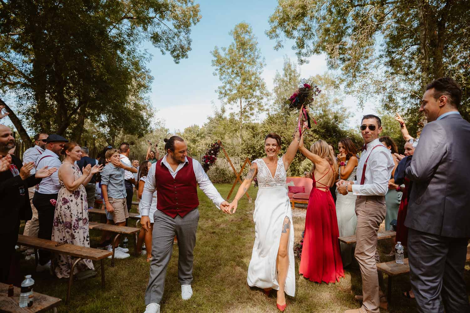 reportage photo mariage lifestyle cérémonie laïque — Rives de Grandlieu - 44