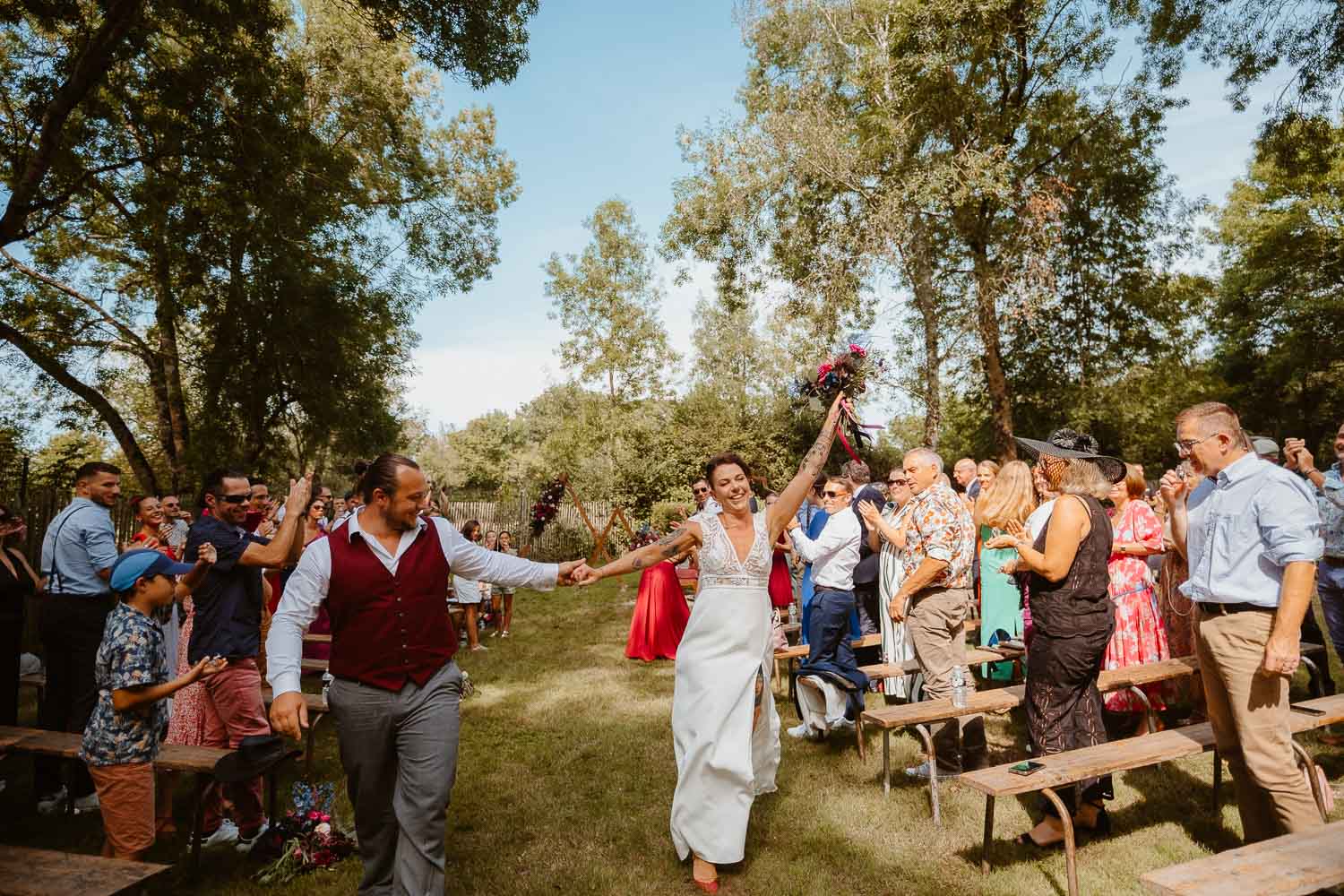 reportage photo mariage lifestyle cérémonie laïque — Rives de Grandlieu - 44