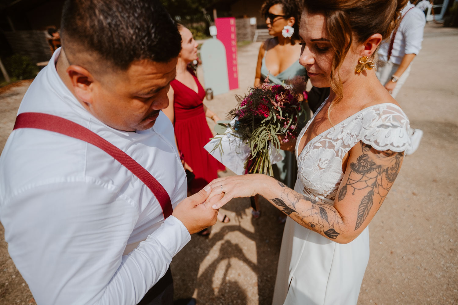 reportage photo mariage lifestyle cérémonie laïque — Rives de Grandlieu - 44