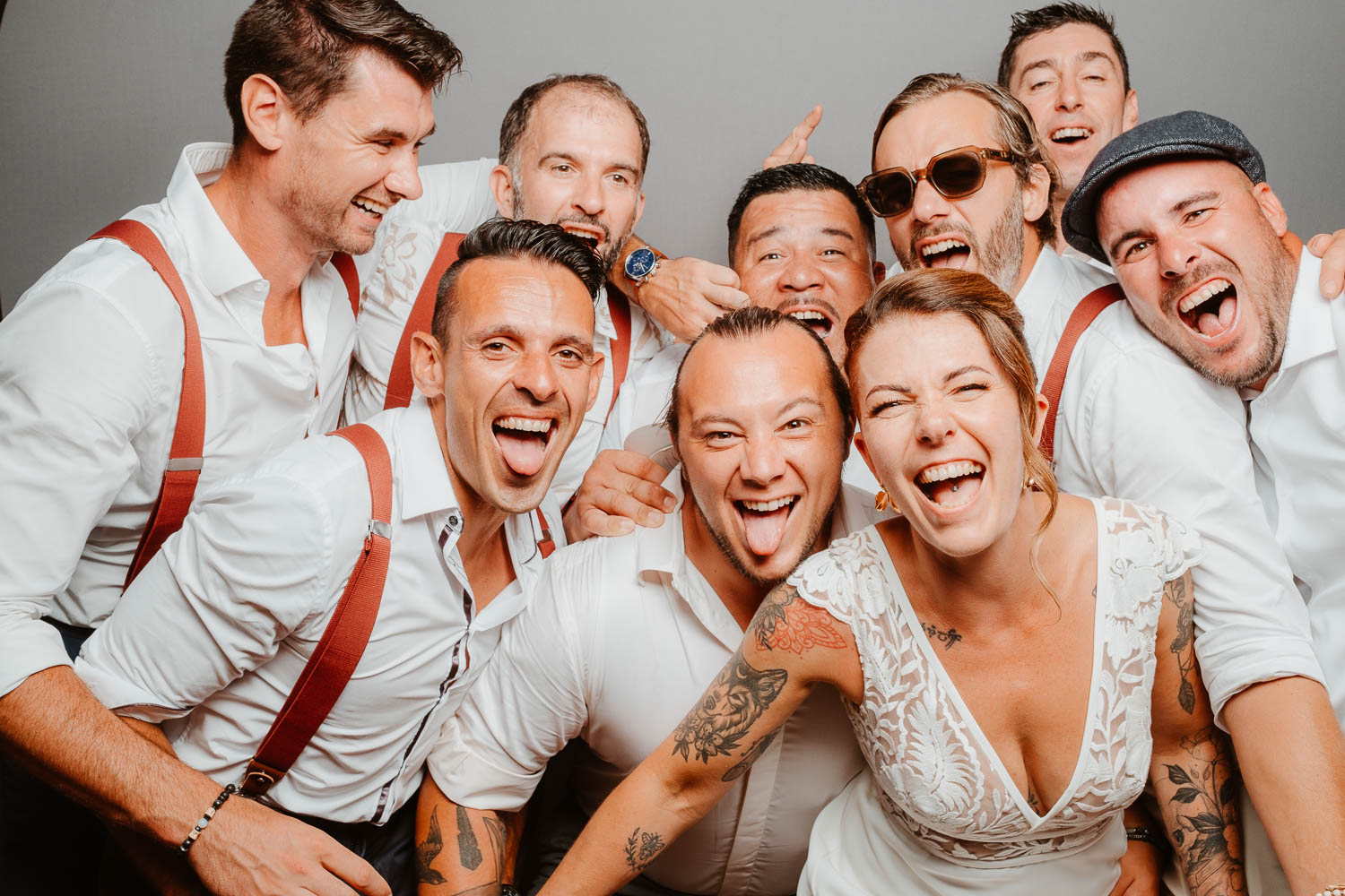 studio photo fun photomaton soirée mariage — Rives de Grandlieu - 44
