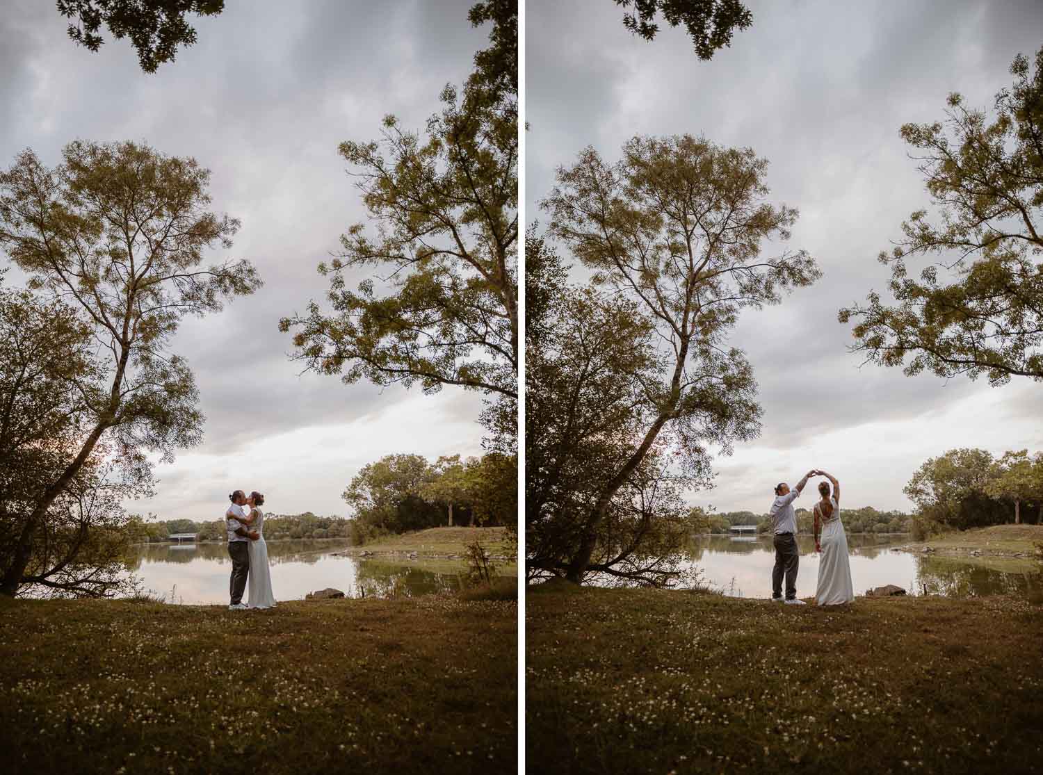 séance photo couple jeunes mariés — Rives de Grandlieu - 44