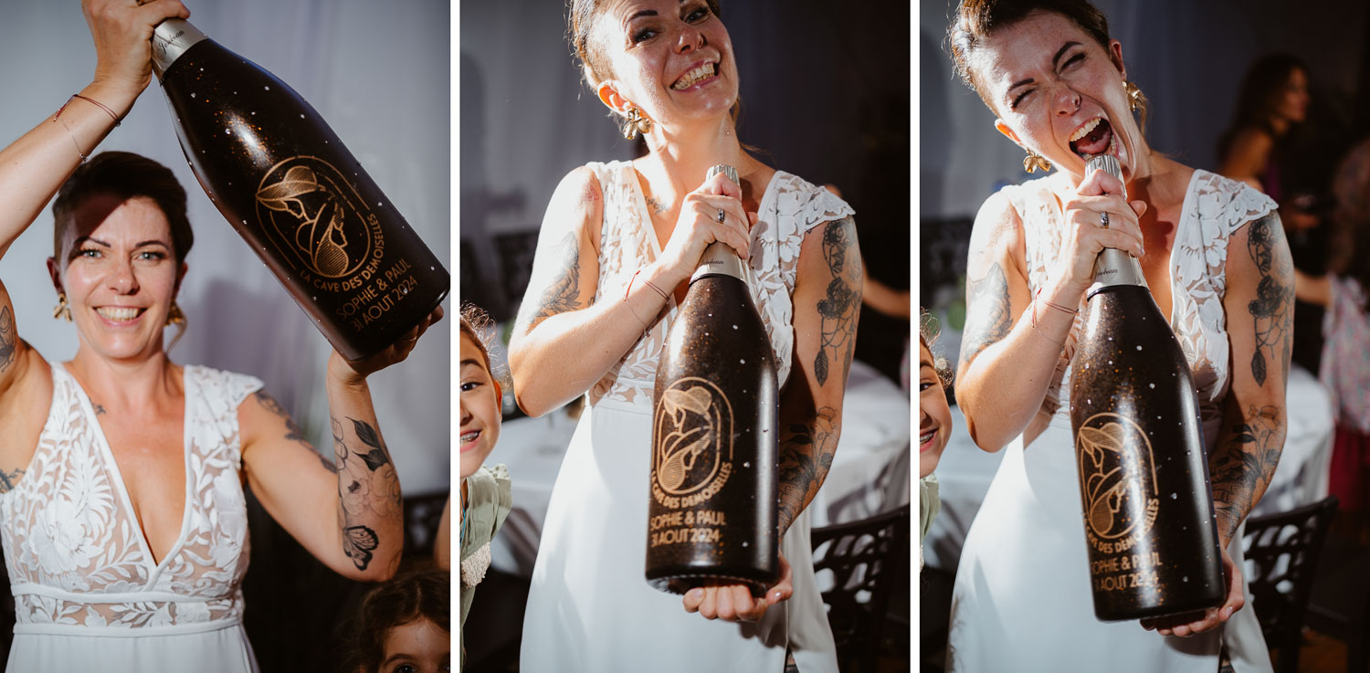 Fontaine champagne soirée mariage — Rives de Grandlieu - 44