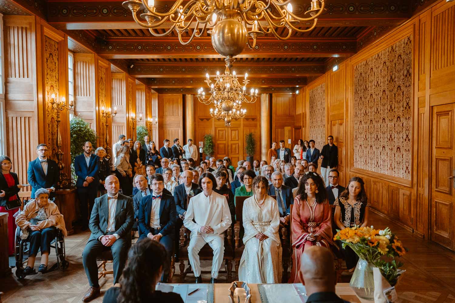 reportage photo mariage lifestyle cérémonie civile mairie — Nantes