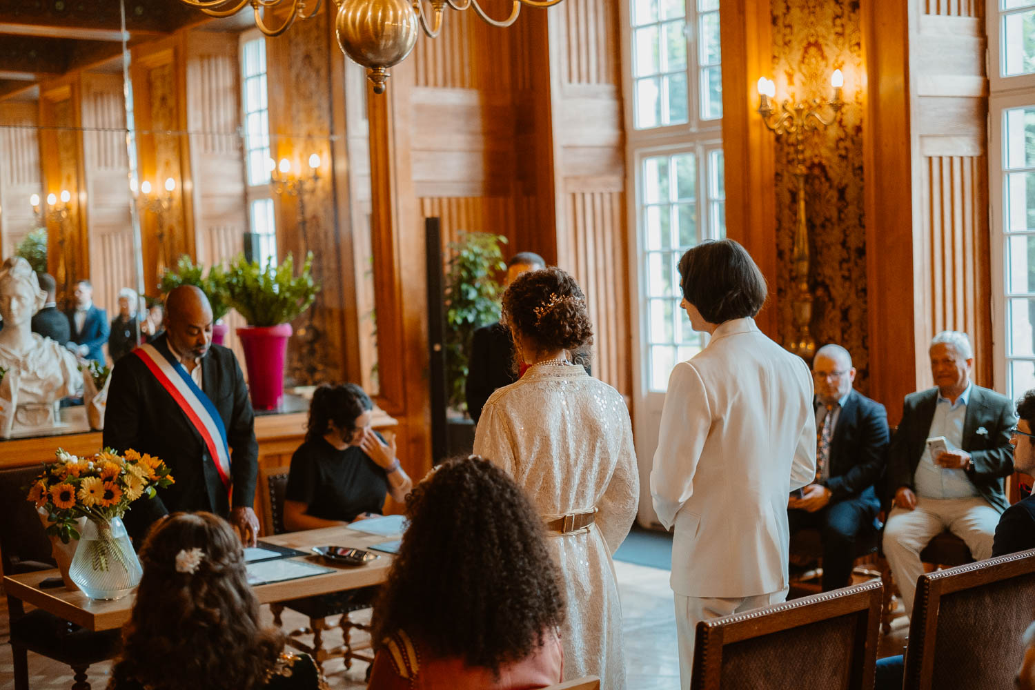 reportage photo mariage lifestyle cérémonie civile mairie — Nantes