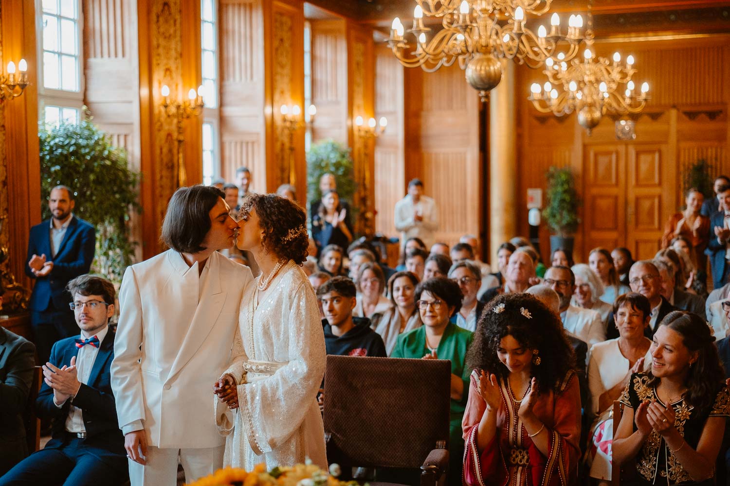 reportage photo mariage lifestyle cérémonie civile mairie — Nantes