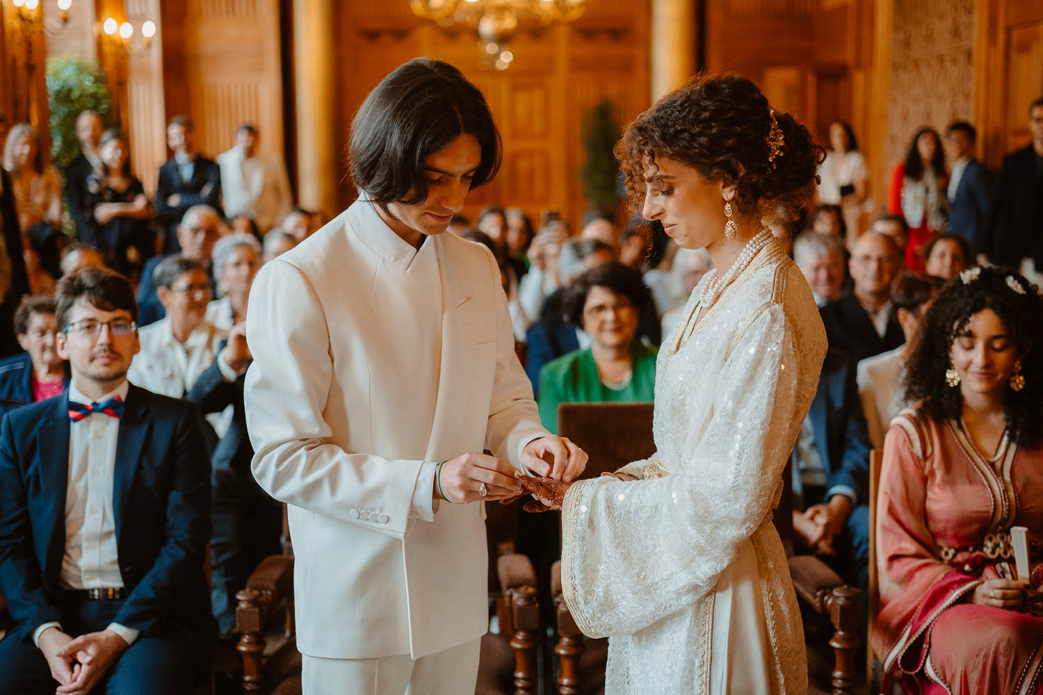 reportage photo mariage lifestyle cérémonie civile mairie — Nantes