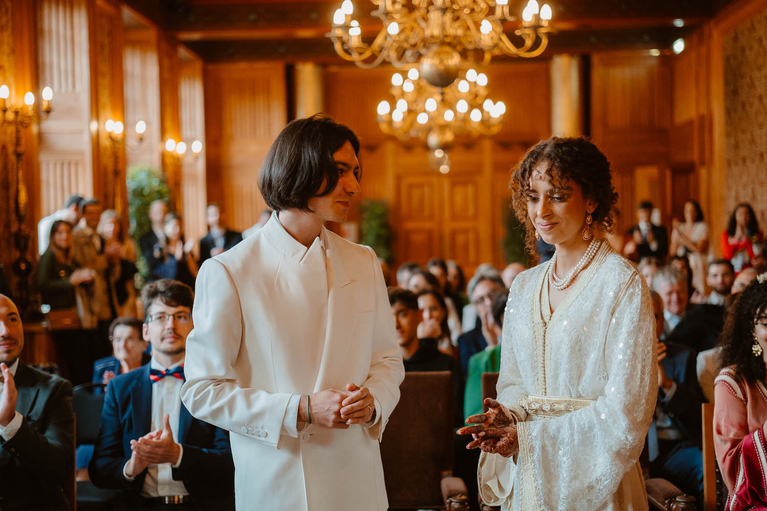 reportage photo mariage lifestyle cérémonie civile mairie — Nantes