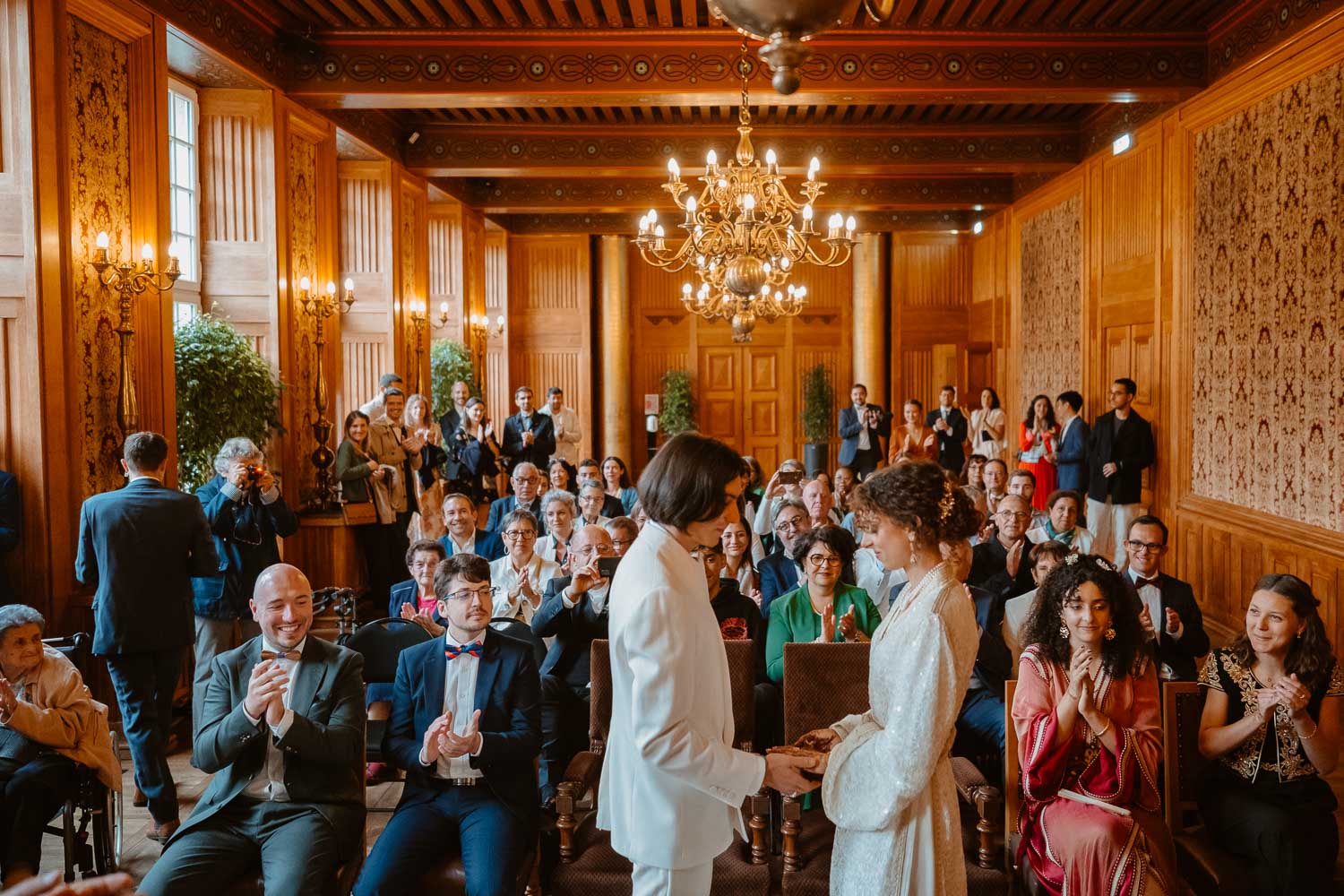 reportage photo mariage lifestyle cérémonie civile mairie — Nantes