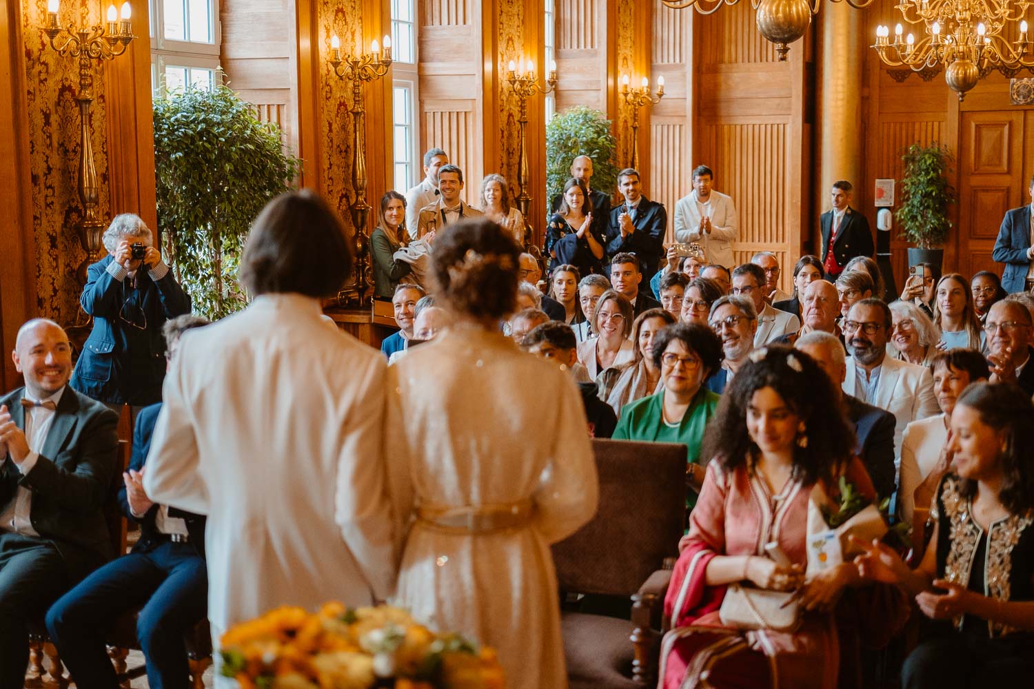 reportage photo mariage lifestyle cérémonie civile mairie — Nantes