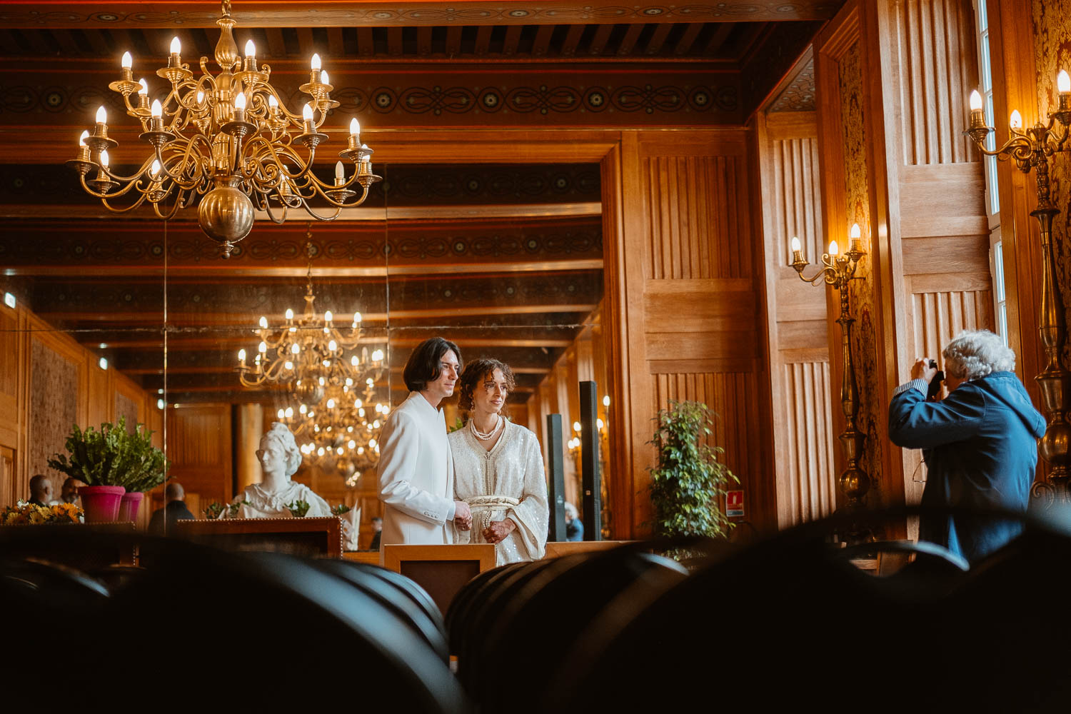 reportage photo mariage lifestyle cérémonie civile mairie — Nantes