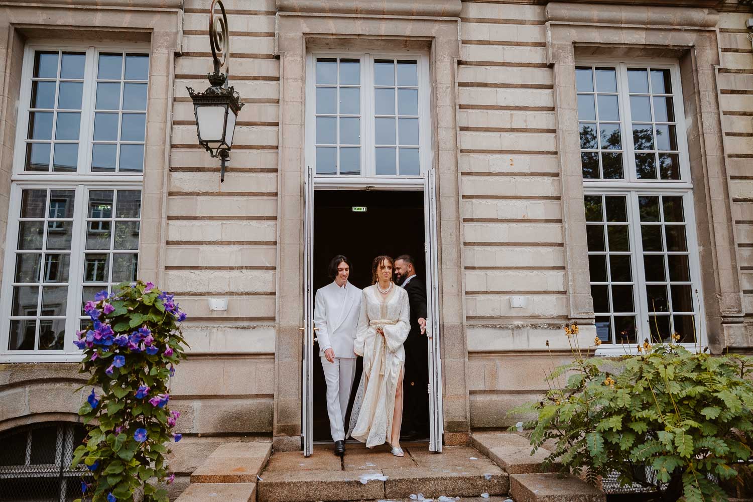 reportage photo mariage lifestyle cérémonie civile mairie — Nantes