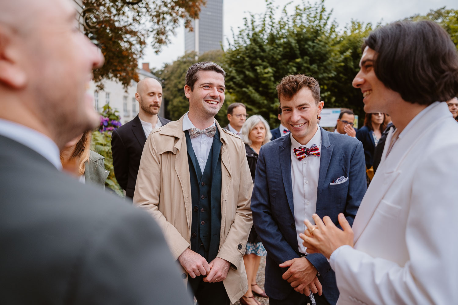 reportage photo mariage lifestyle cérémonie civile mairie — Nantes