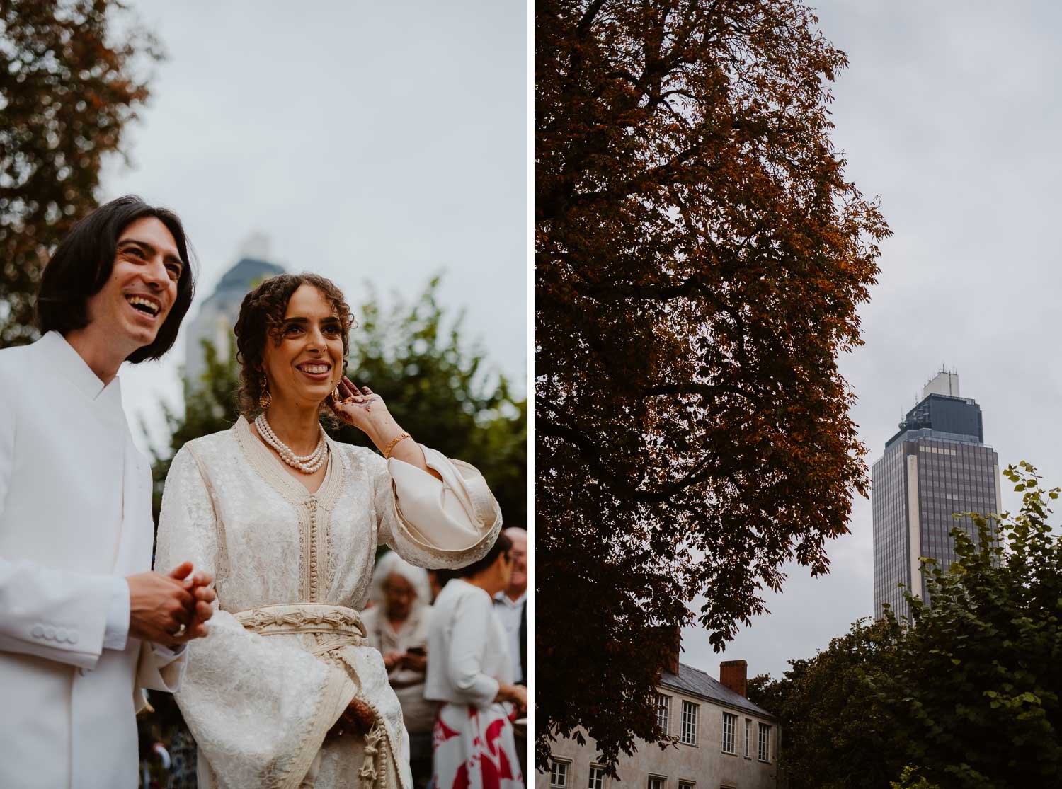 reportage photo mariage lifestyle cérémonie civile mairie — Nantes
