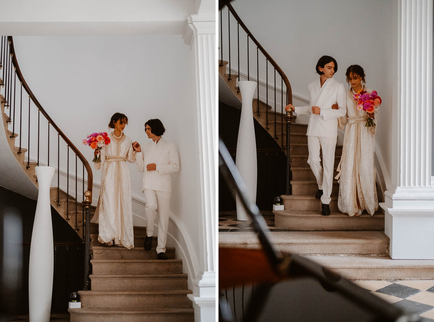 séance photo couple jeunes mariés — Château de la Rairie à Pont Saint Martin