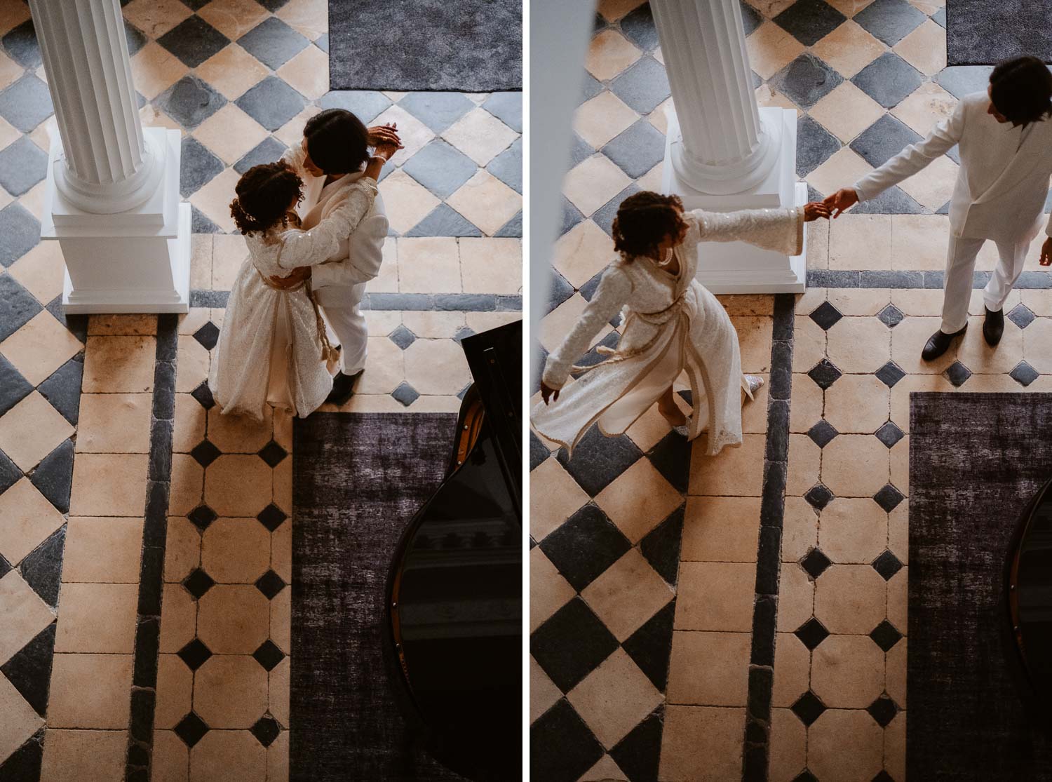 séance photo couple jeunes mariés — Château de la Rairie à Pont Saint Martin
